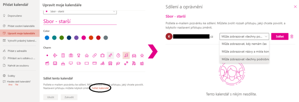 Na obrázku je snímek webové aplikace Outlook.