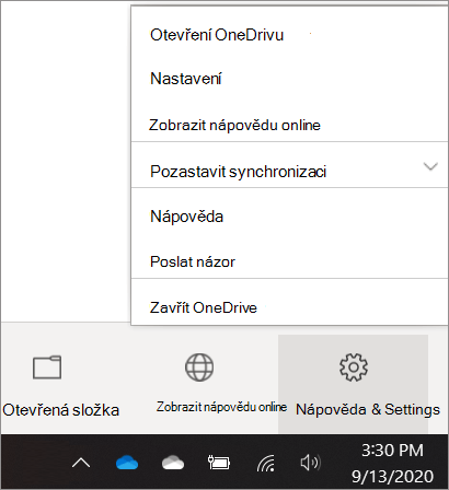 Nastavení OneDrive souborů na vyžádání k uvolnění místa na disku.
