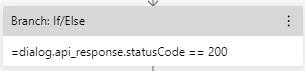 Branch: if/Else | zdroj: Bot Framework Composer