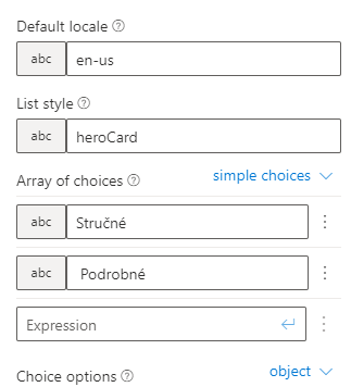 User Input | zdroj: Bot Framework Composer