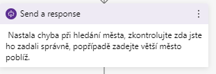  Send a response | zdroj: Bot Framework Composer