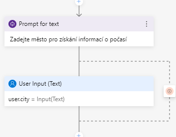 Textového pole | zdroj: Bot Framework Composer